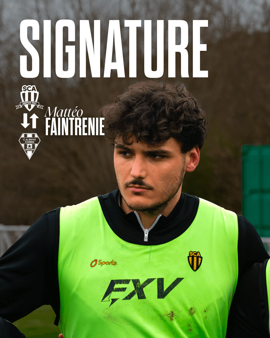 RECRUTEMENT : Mattéo Faintrenie s’engage avec le SCA !